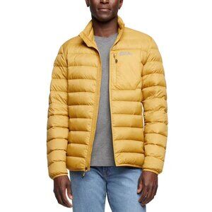 Eddie Bauer  Men's Packable Down Puffer Jacket - Yellow  Men Size 3X  NWT